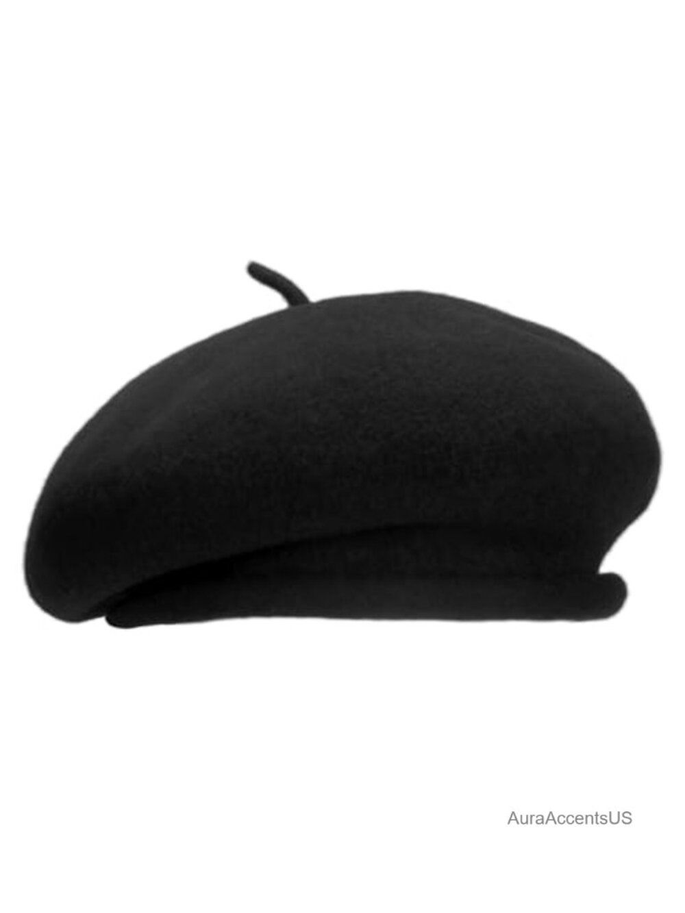 Wool Blend Beret Hat - Adjustable Unisex